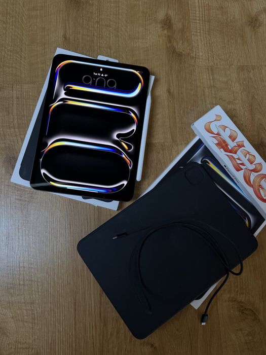 iPad Pro 11" M4 + Apple Pencil Pro + oryginalne etui Apple