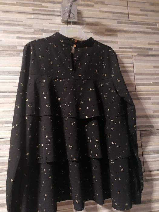 Koszula elegancka wizytowa z zlotem jak nowa