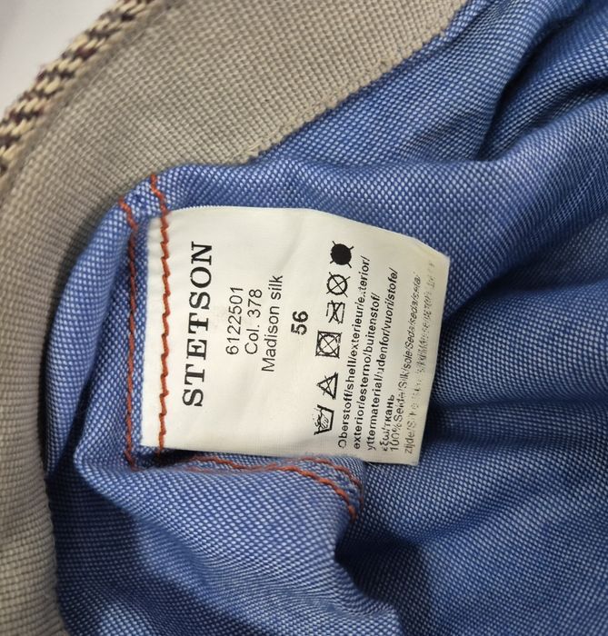 STETSON roz. 56 100 % Jedwab Madison silk premium