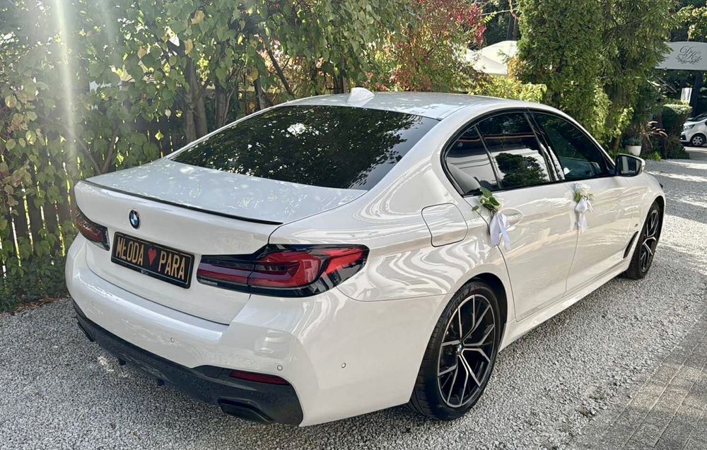 Auto Do Ślubu  Białe BMW 5 Samochód do Wesela  WOLNE TERMINY