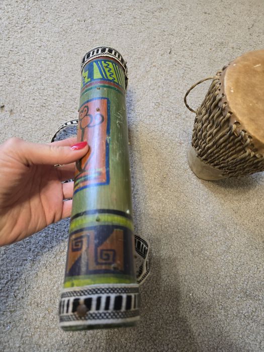 Instrumenty afrykańskie, bęben afrykański plemienny