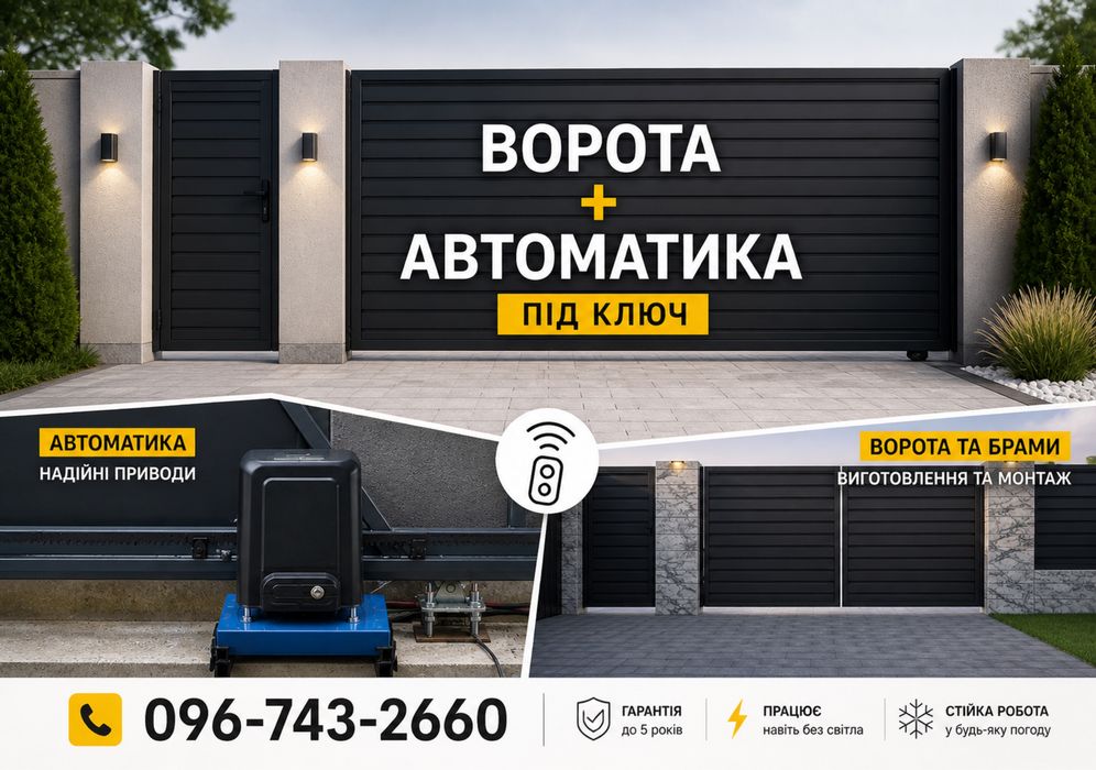 Автоматика для розпашних воріт, Автоматика на ворота ЛЬВІВ