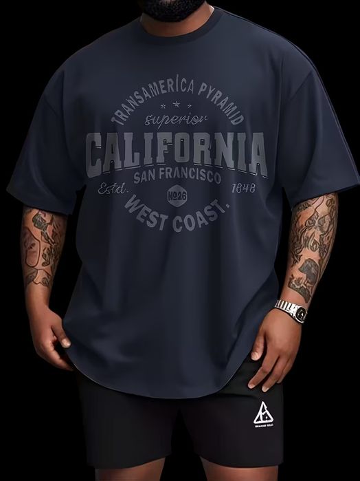 Футболка мужская большого размера