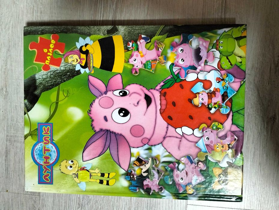 Книга пазл Лунтик