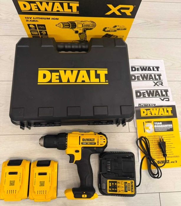 Zestaw DeWalt XR 18V wiertarko-wkrętarka. Nowe, nieużywane !