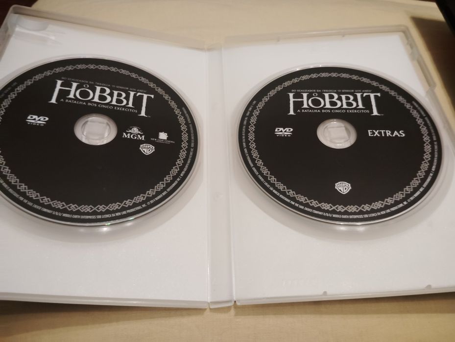 DVDs Filmes Juvenis Hobbit Duplos Usados