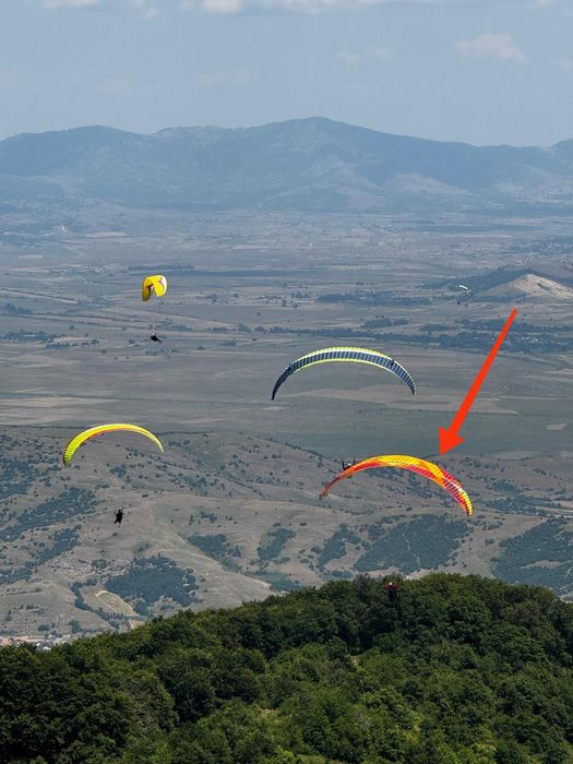 BGD Base2 rozm.S, spadochron DUDEK, uprząż AdvanceAxess4