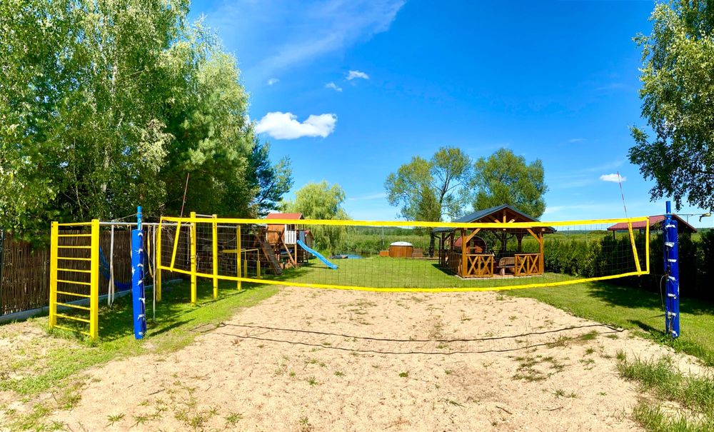 Dom / domek na wynajem z plażą Podlasie - sauna, jacuzzi, kajaki, SUPy