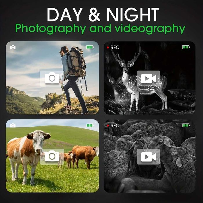 Ночной Монокуляр  видеокамера с инфракрасным для фото/видео охоты