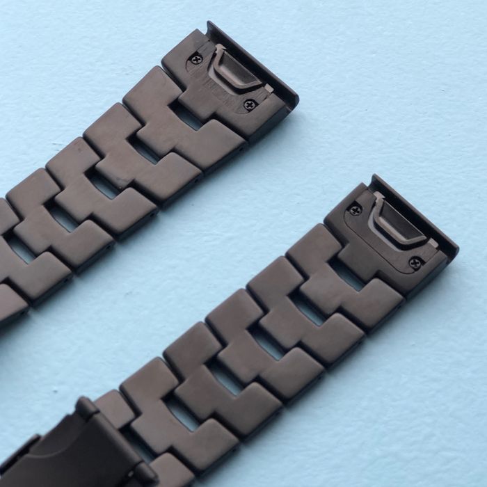 Титановий браслет на Garmin 22/26mm quick fit ремінець Fenix Tactix ін