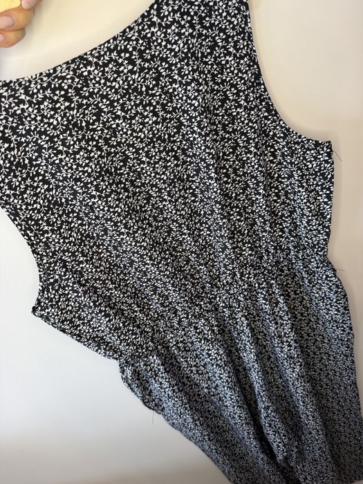 Lekki damski nowy kombinezon w kwiatki plus size 1XL