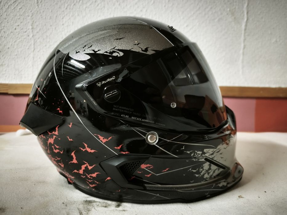 Ruroc atlas 4.0 edição Batman