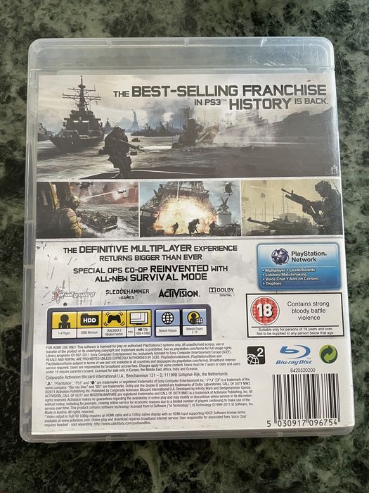 Call of Duty na PS3