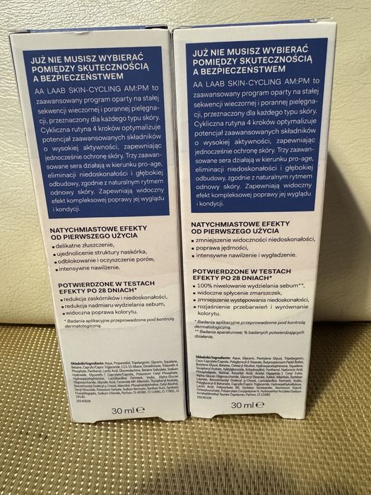 AA Laab Skin-Cycling AM:PM dwa serum nocne