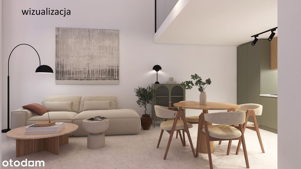 Apartament z antresolą (łącznie 69,99m2) - 700 m od plaży i molo