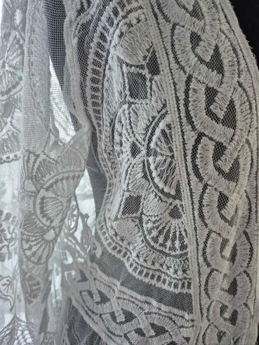 Narzutka na strój kąpielowy koronkowa boho