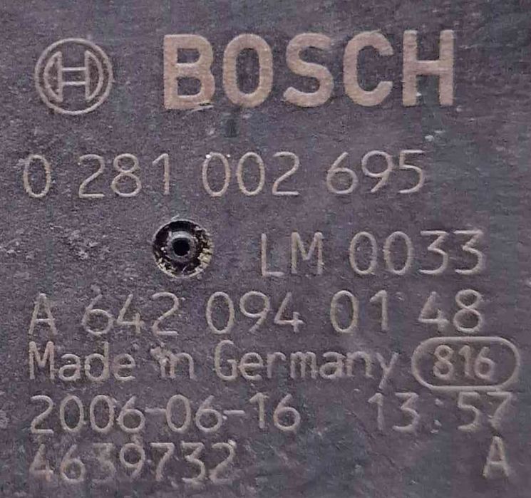 Medidor Massa de Ar / MAF A6420940148 - MERCEDES-BENZ E-CLASS
