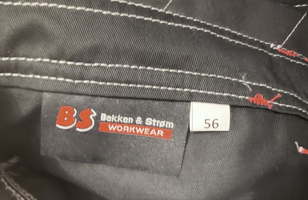 Krótkie robocze do pracy spodenki ogrodniczki czarne xxl 56 BS