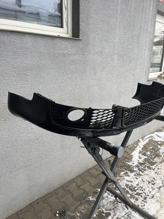 Dokładka zderzaka Audi A4 B6/B7 + kratki plastry miodu