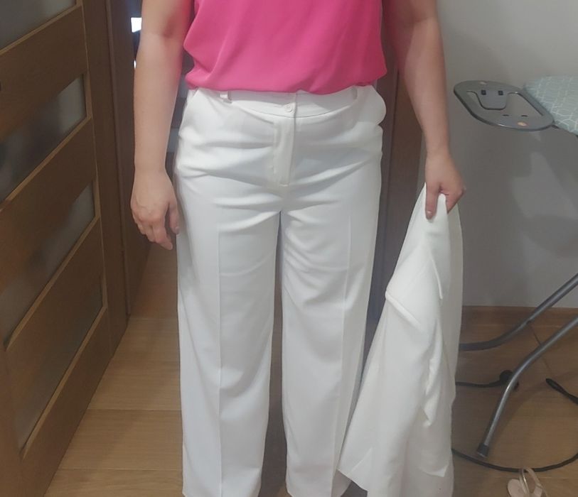 Garnitur damski biały