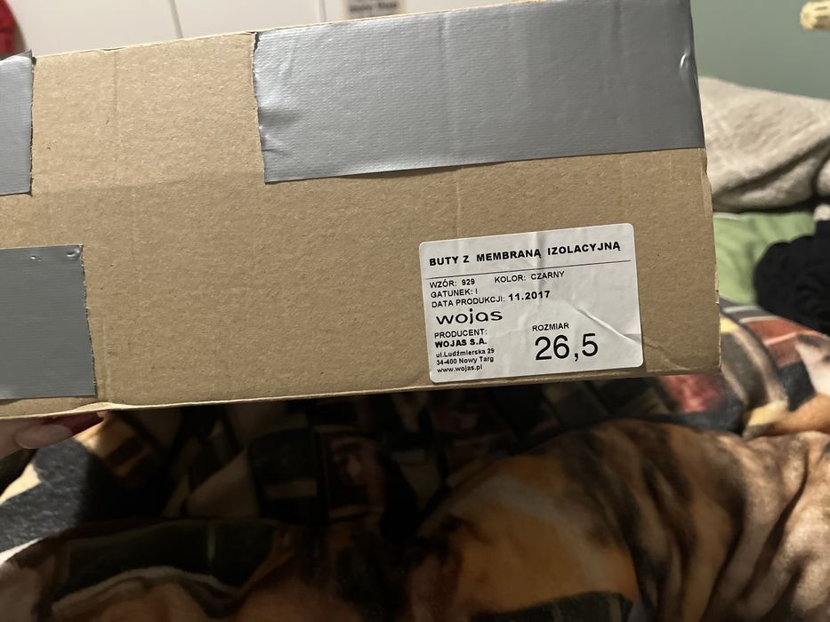 Buty wojas z membraną izolacyjną