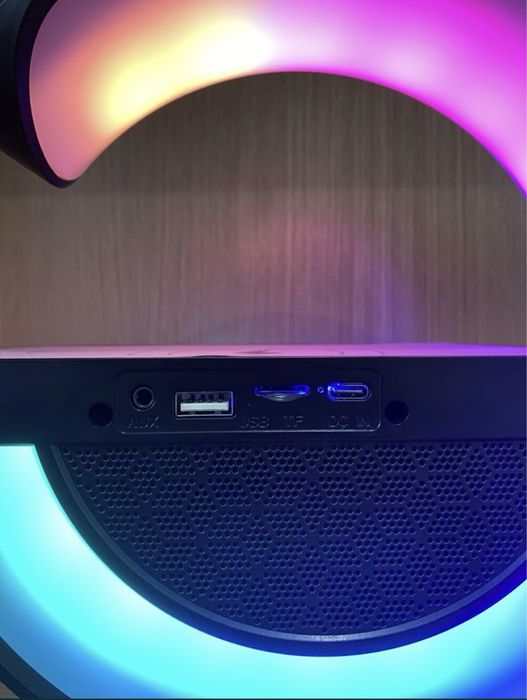 Coluna de Som Bluetooth com Led
