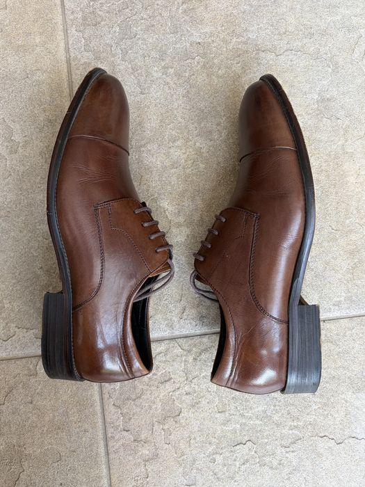 Skórzane buty męskie GIACOMO CONTI rozmiar 40