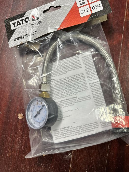 Manômetro Profissional YATO para Água