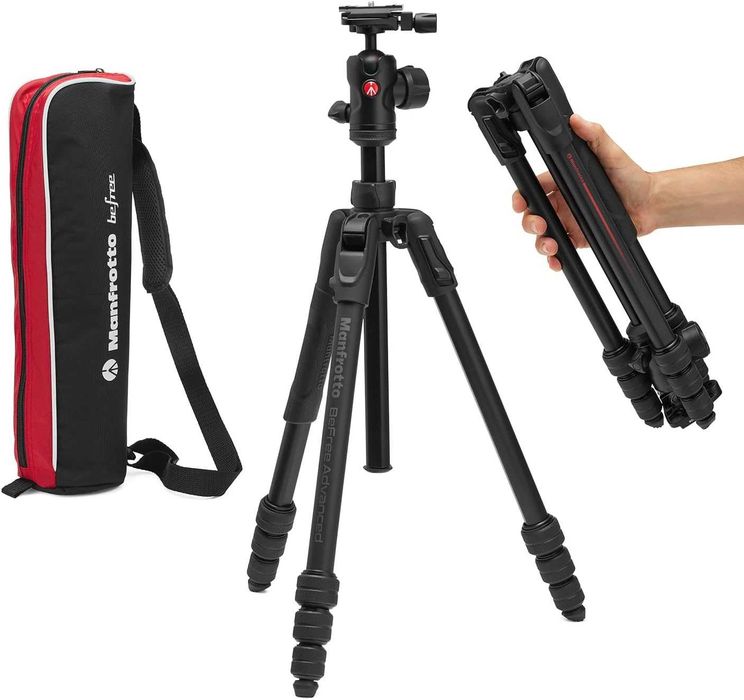 Tripé Manfrotto Befree Advanced AS em Excelente Estado + Bolsa Original