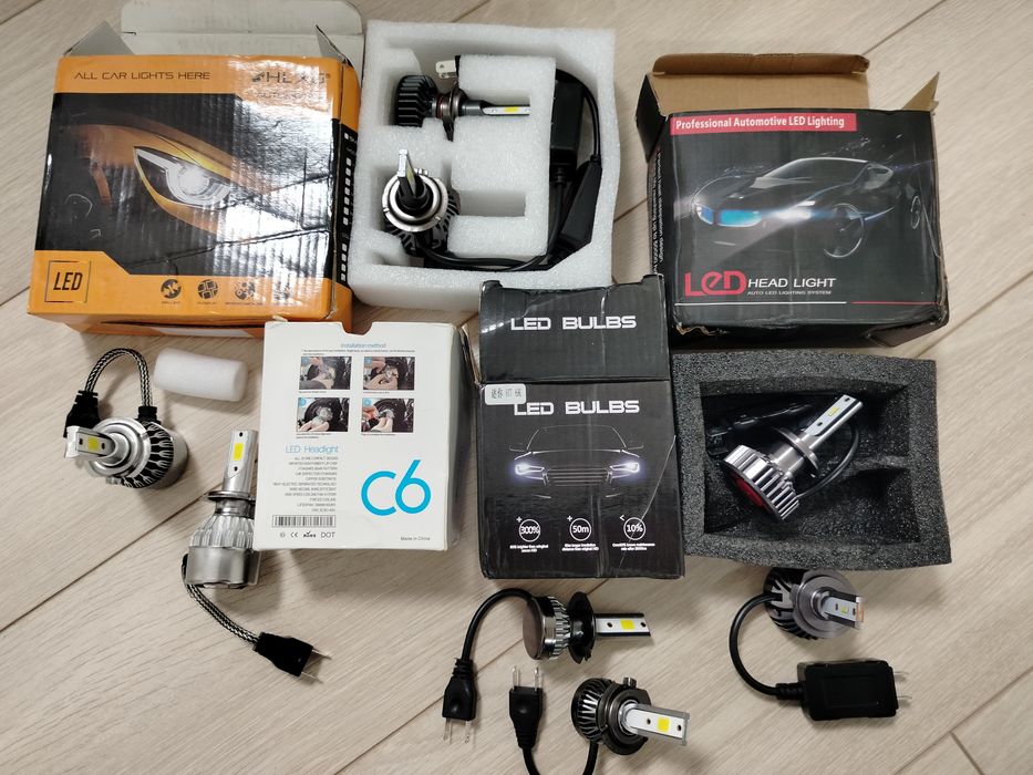 Продам LED лампи H7, H4, H3