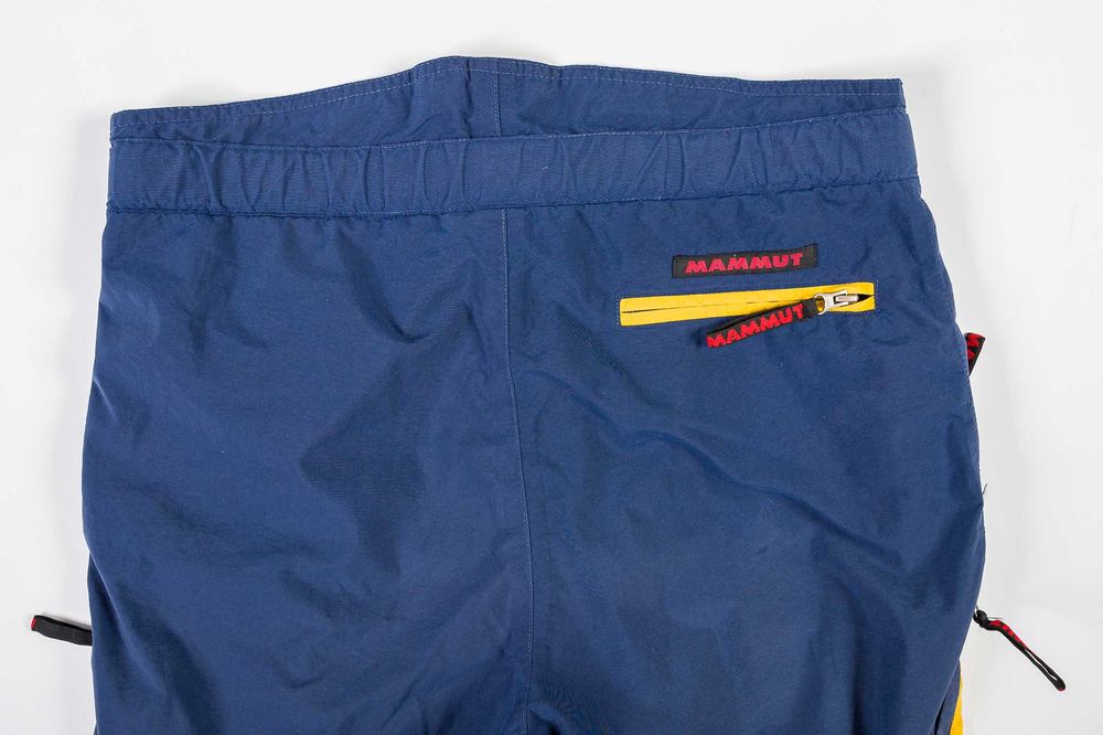 Mammut - spodnie DRYtech granatowo - żółte r. 50