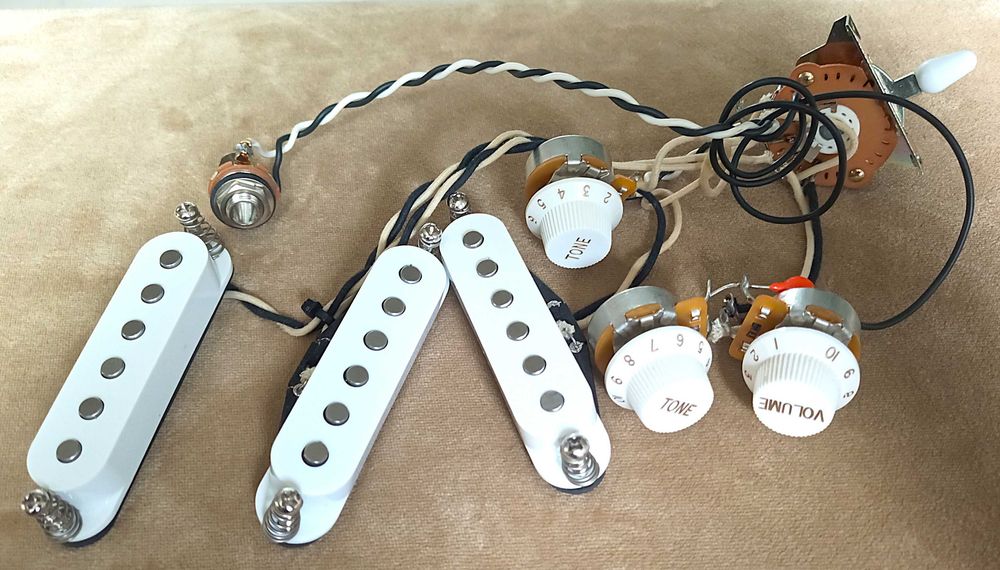 Merlin pickups A5 strat przetworniki gitarowe elektronika płytka