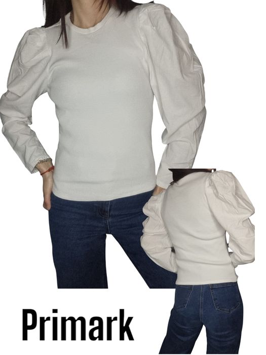 Biała bluzka primark rozmiar xs/s 34/36