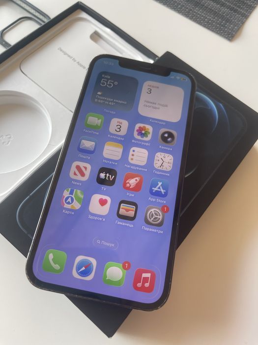 Iphone 12Pro, Pacific Blue, 128Gb