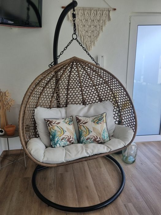 Baloiço 2 lugares impecável