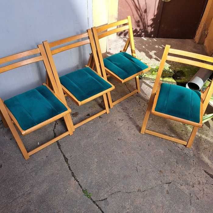 Krzesła składane PRL