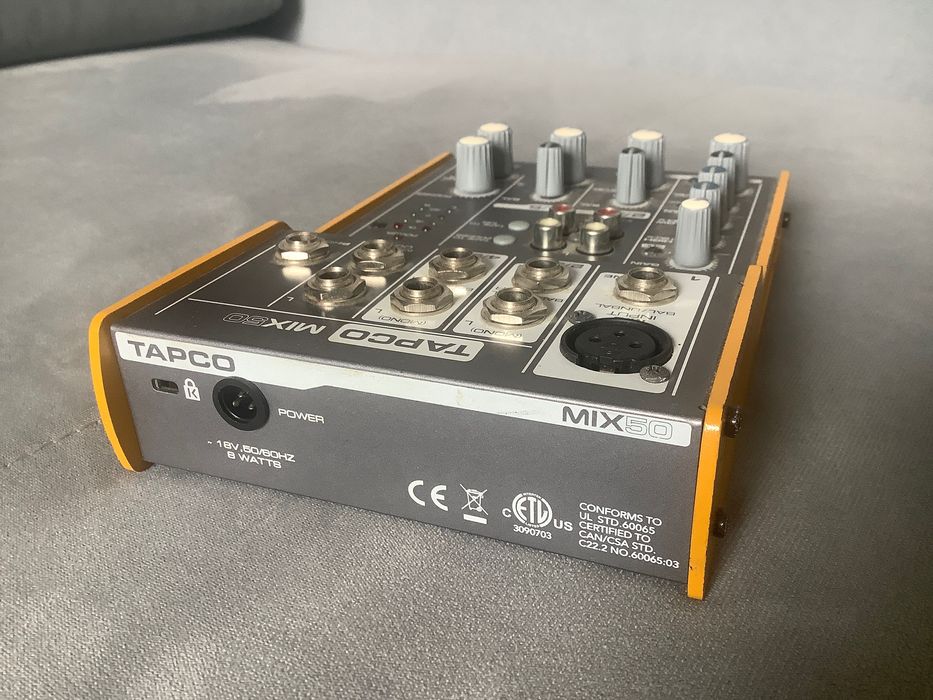 Mikser analogowy Tapco Mix50 audio sprawny