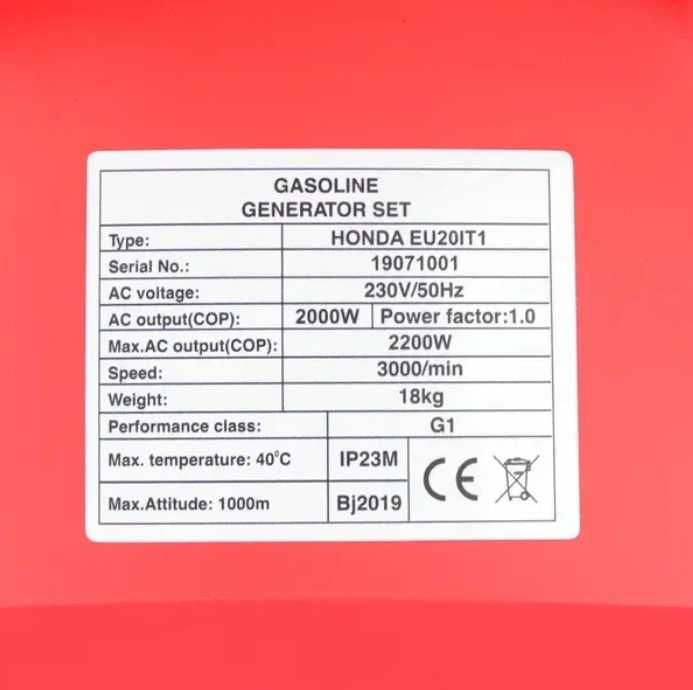Генератор інверторний Інверторний генератор Honda  2 - 2.2 кВт