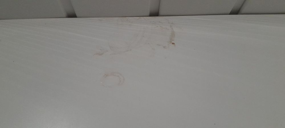 Tampo para secretária branco, 120x60 cm