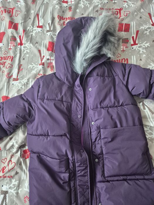 Kurtka płaszcz parka Endo r. 146 zimowa ciepła jak nowa