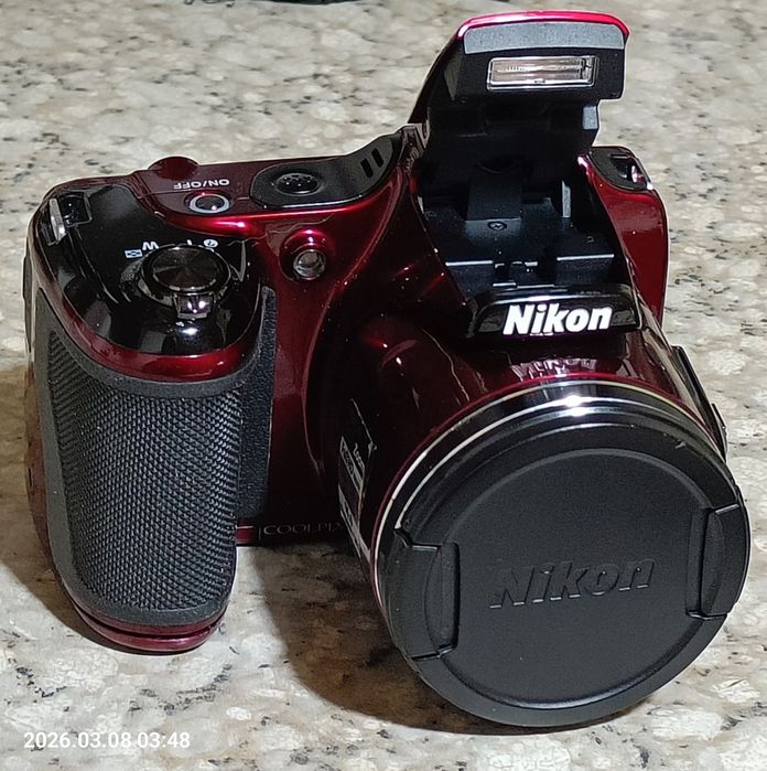 Nikon Coolpix  L820 Red.  Super Stan.