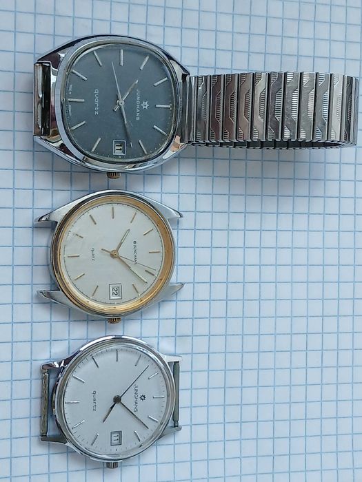 Вінтажні годинники марки Junghans 3 штуки разом