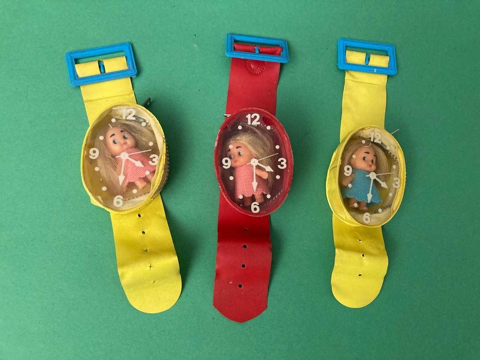 Bonequinhas estilo Liddle kiddle em Relógio Porta-moedas Anos 80