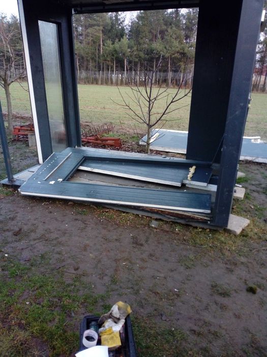 Kontener pawilon 2,3x3,3m  Rama SPAWANA z profili stalowych