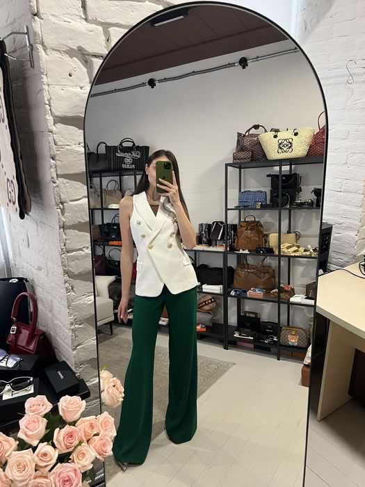 Зелені класичні брюки Exquise! Розмір L! Останні, розпродаж!