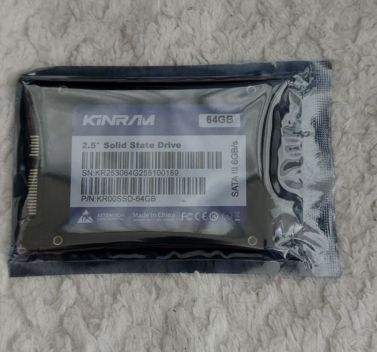 Жесткий диск внутренний SSD накопитель  64Gb 2.5" SATA III