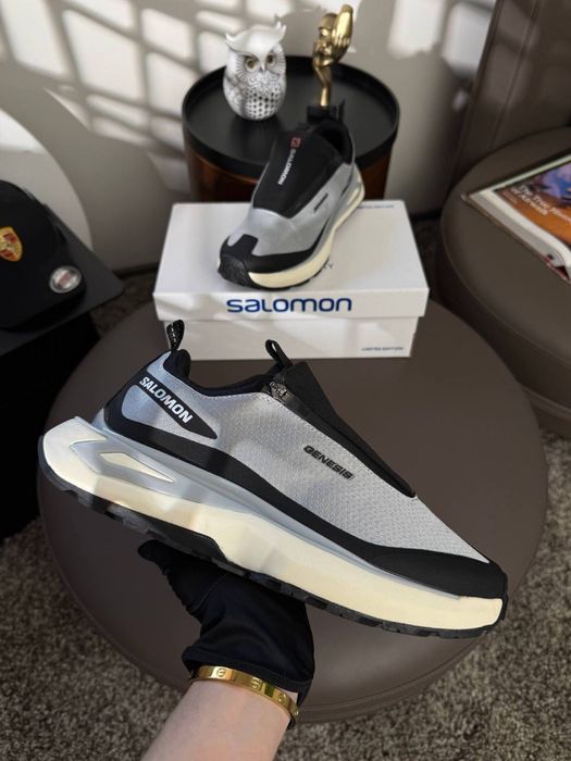 Крутезні чоловічі кросівки Solomon Odyssey Elmt Advanced Light Grey Black! Нові! Розміри:41-45