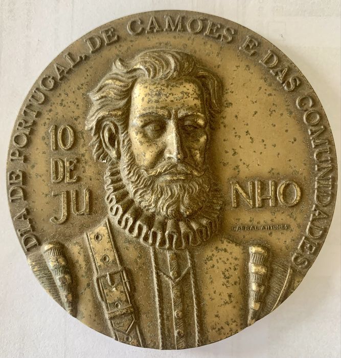 Medalha em bronze comemorativa do 10 de junho