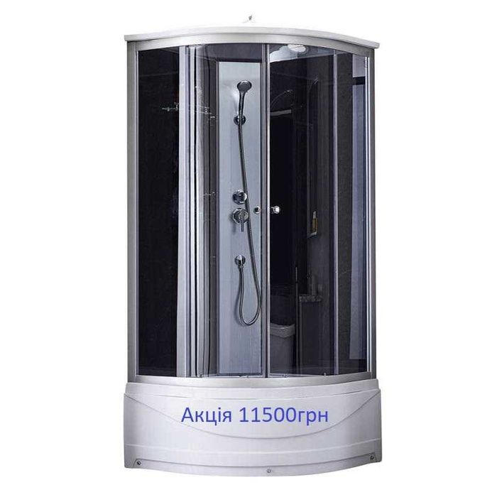Душовий бокс,Гідробокс з глибоким піддоном+Доставка+Монтаж 80-80,90-90