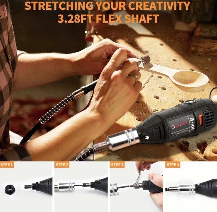 Kit de ferramenta rotativa GOXAWEE MultiPro